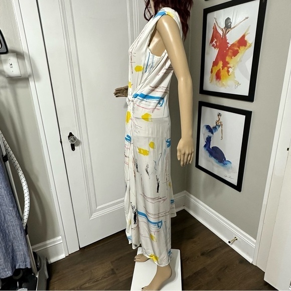 Cedric Charlie’s Fantasy print dress size 10 - Picture 7 of 11